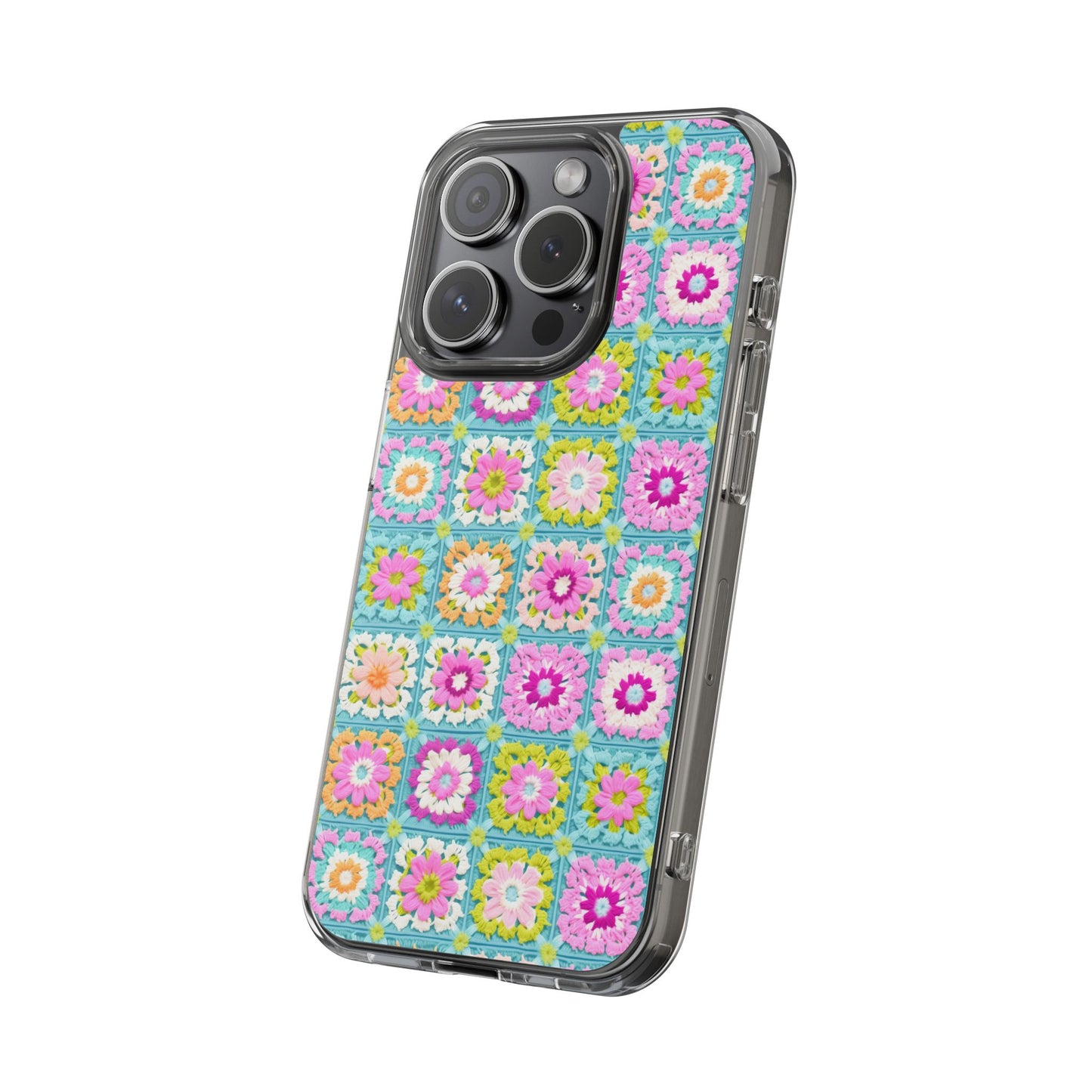 Granny Square Phone Case Brights
