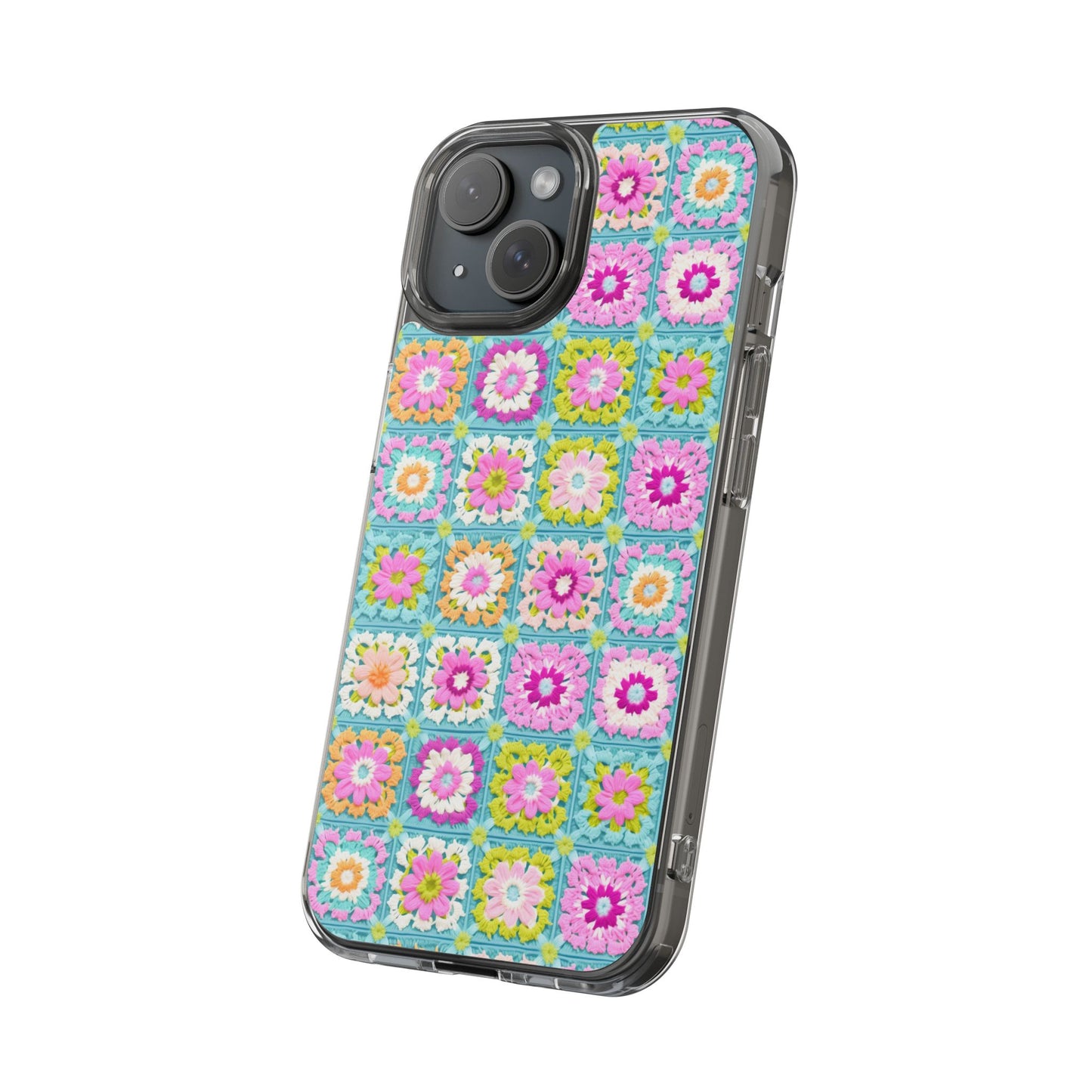 Granny Square Phone Case Brights