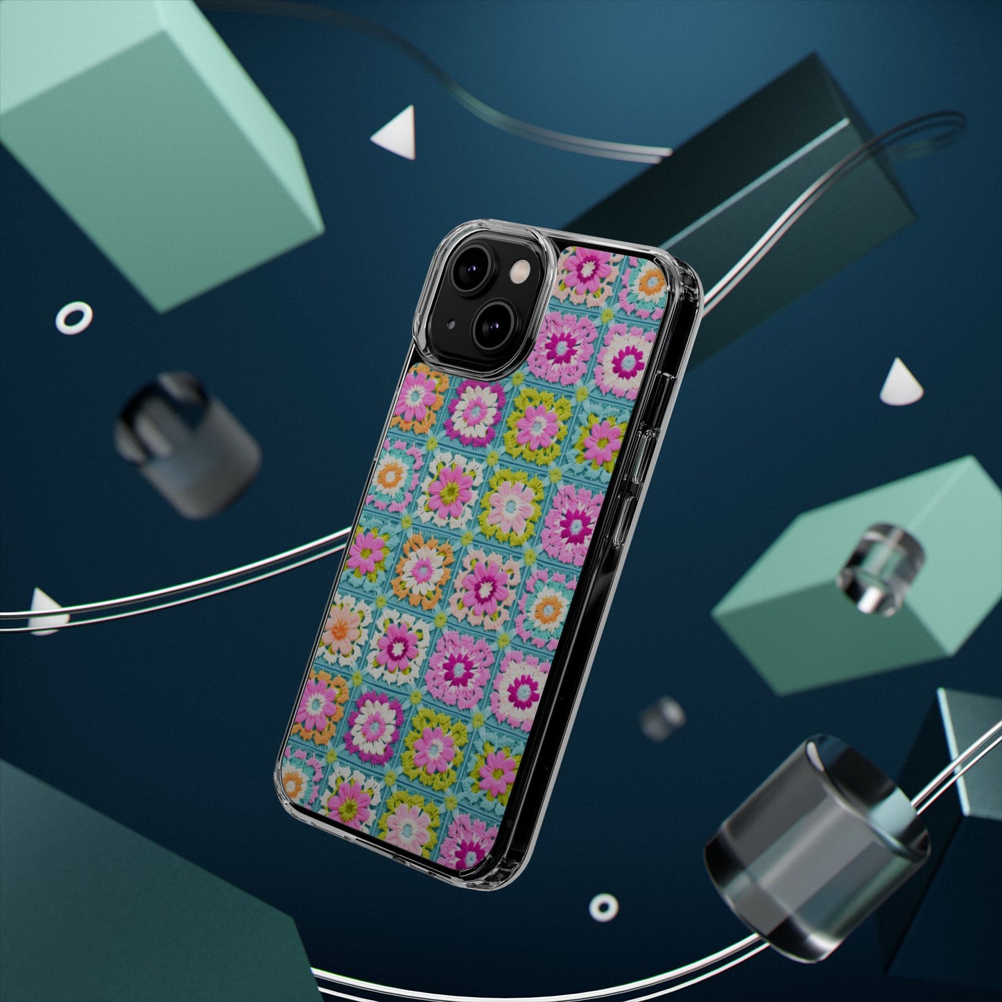 Granny Square Phone Case Brights