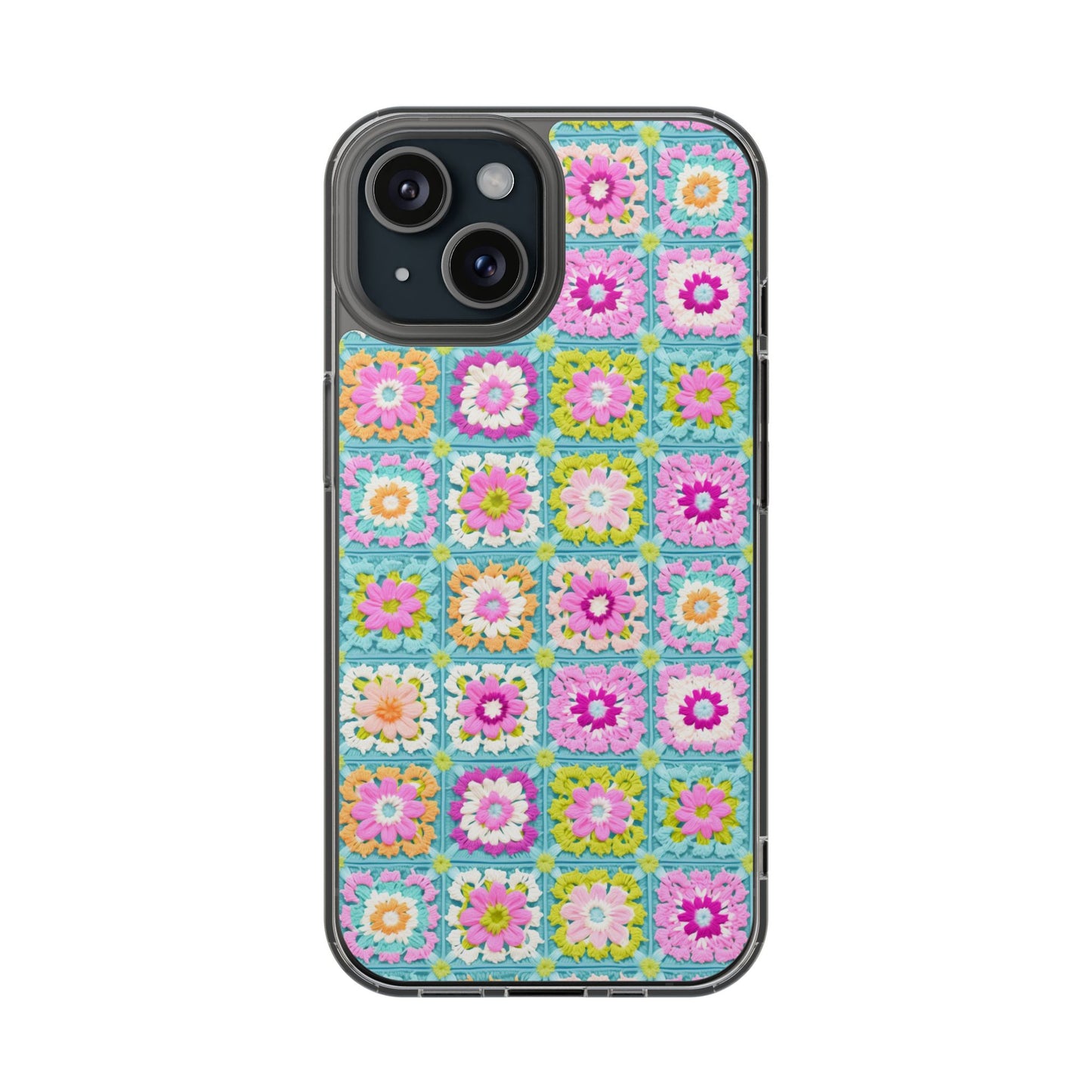 Granny Square Phone Case Brights