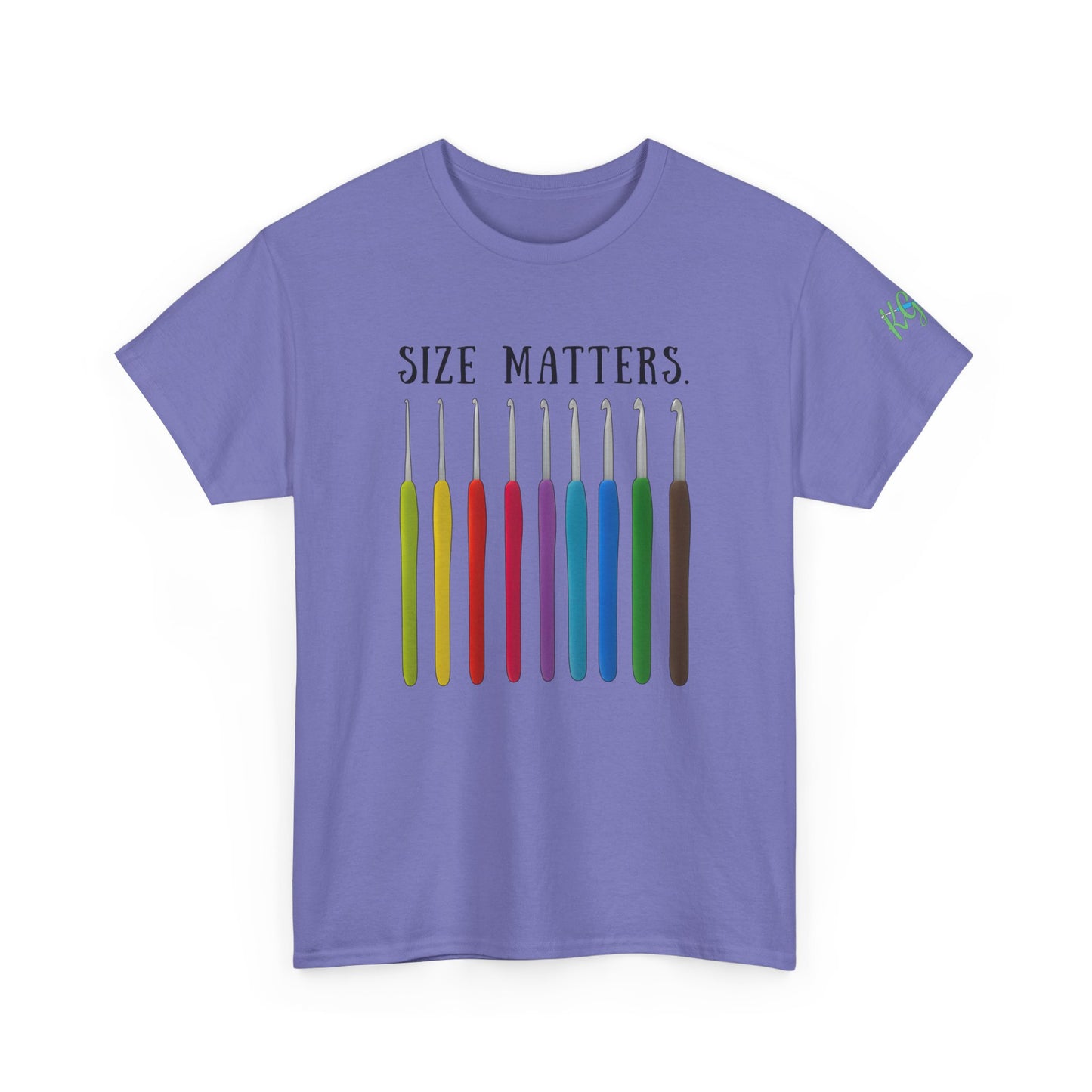 Crochet Size Matters Tee - Unisex Cotton T-Shirt