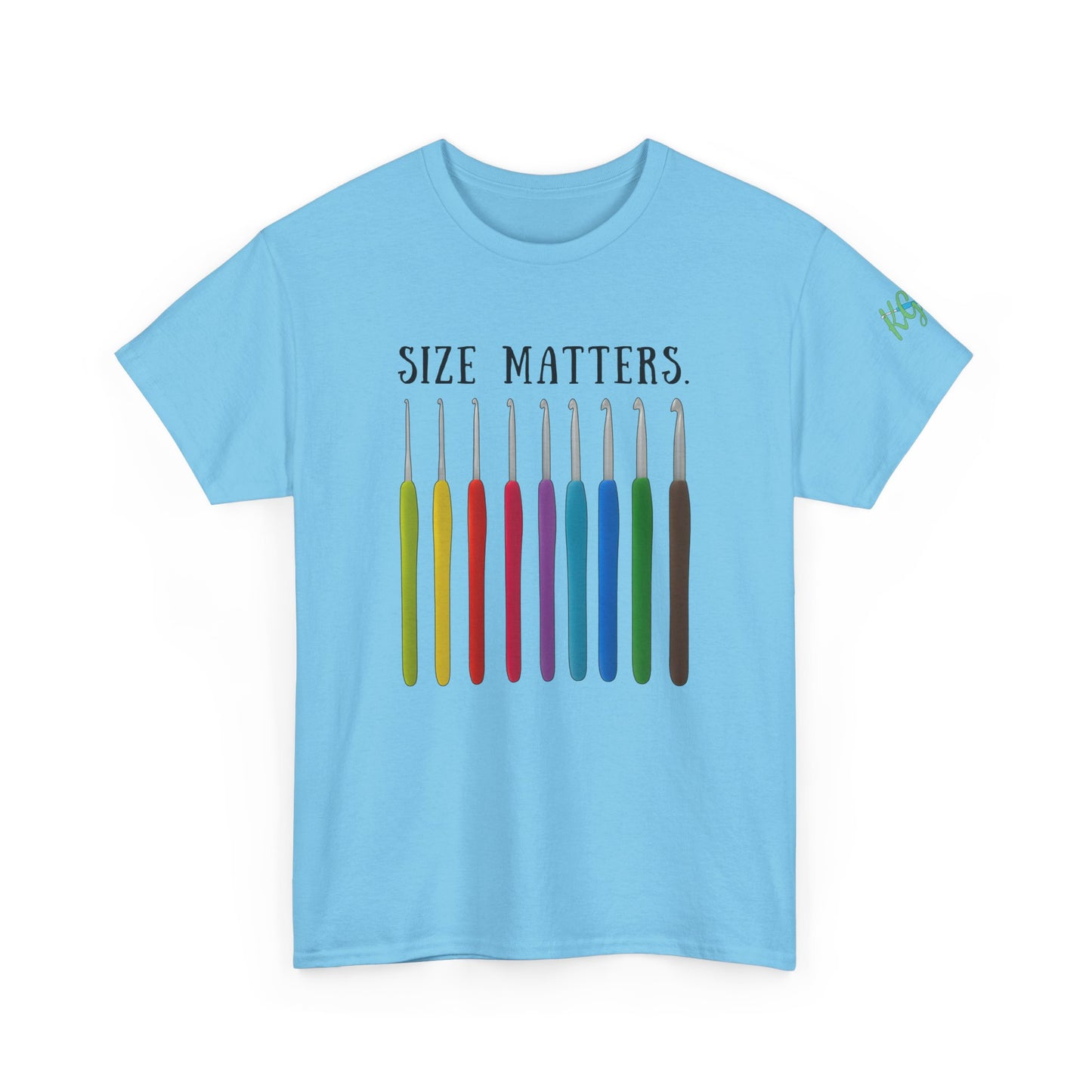 Crochet Size Matters Tee - Unisex Cotton T-Shirt