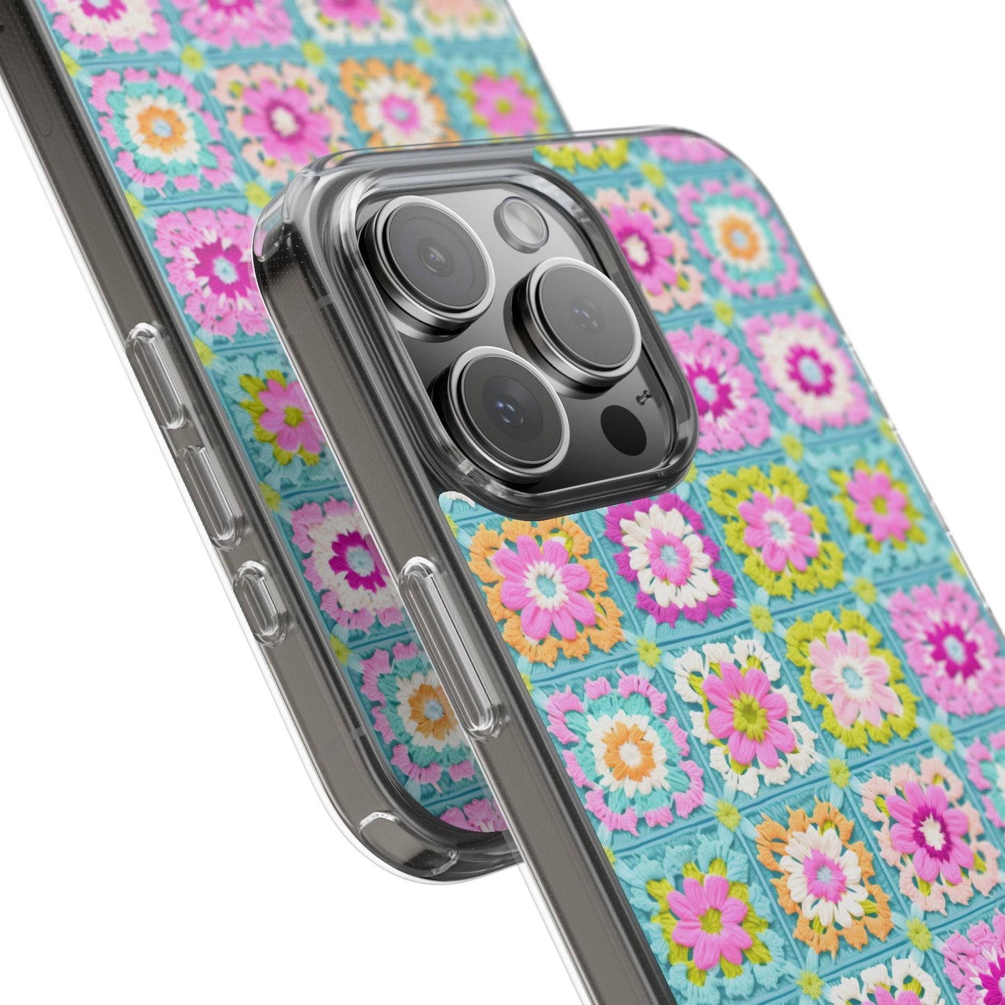 Granny Square Phone Case Brights