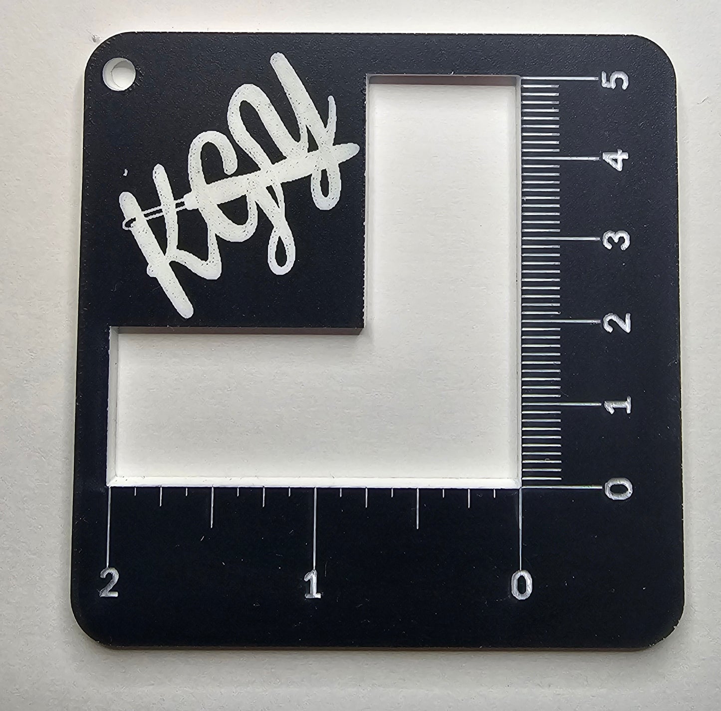 KGY Travel Acrylic Tension Gauge Ruler
