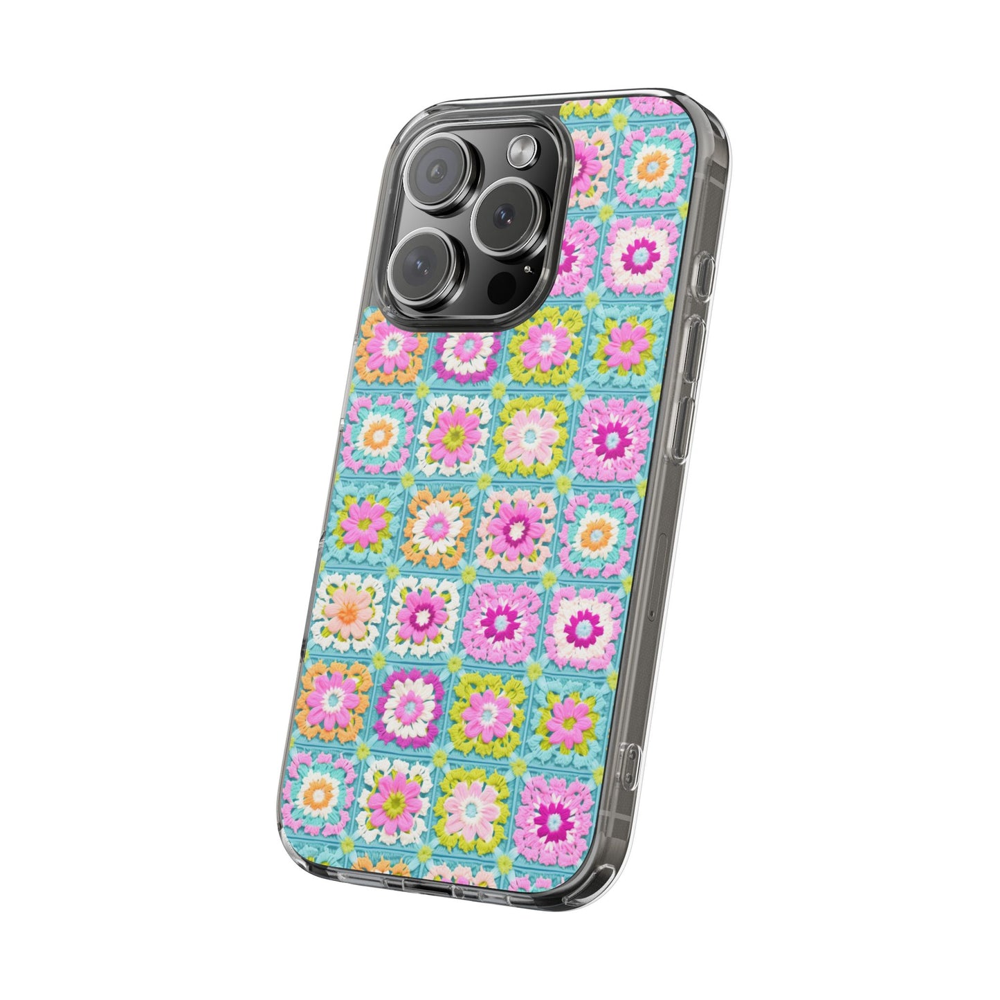 Granny Square Phone Case Brights