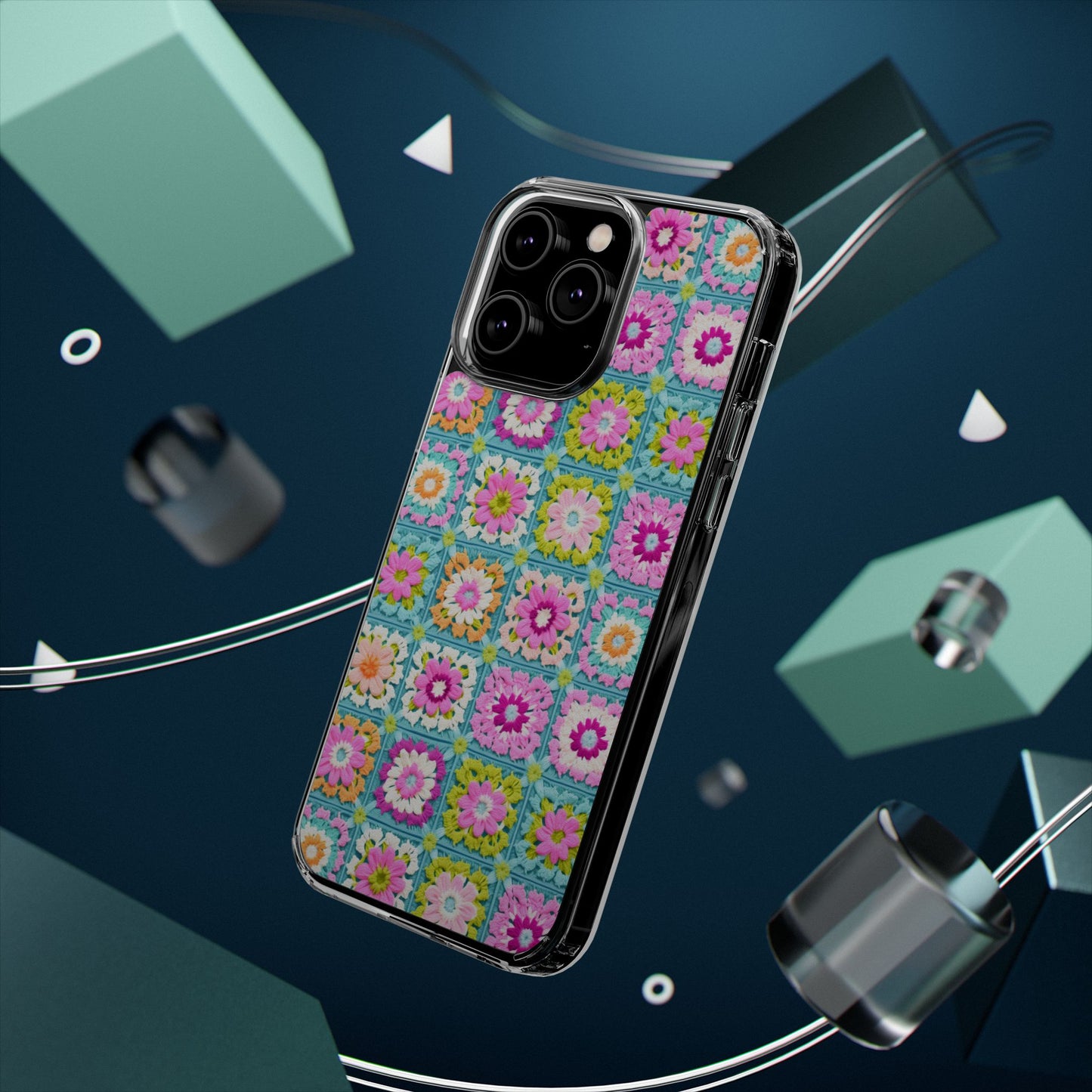 Granny Square Phone Case Brights
