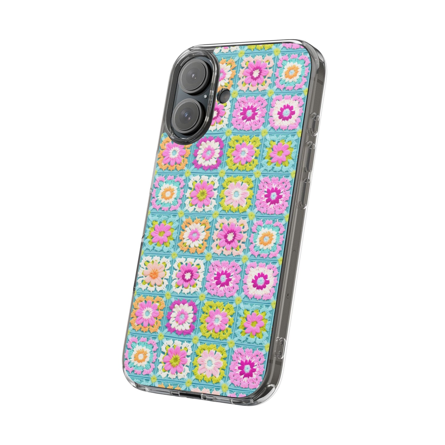 Granny Square Phone Case Brights