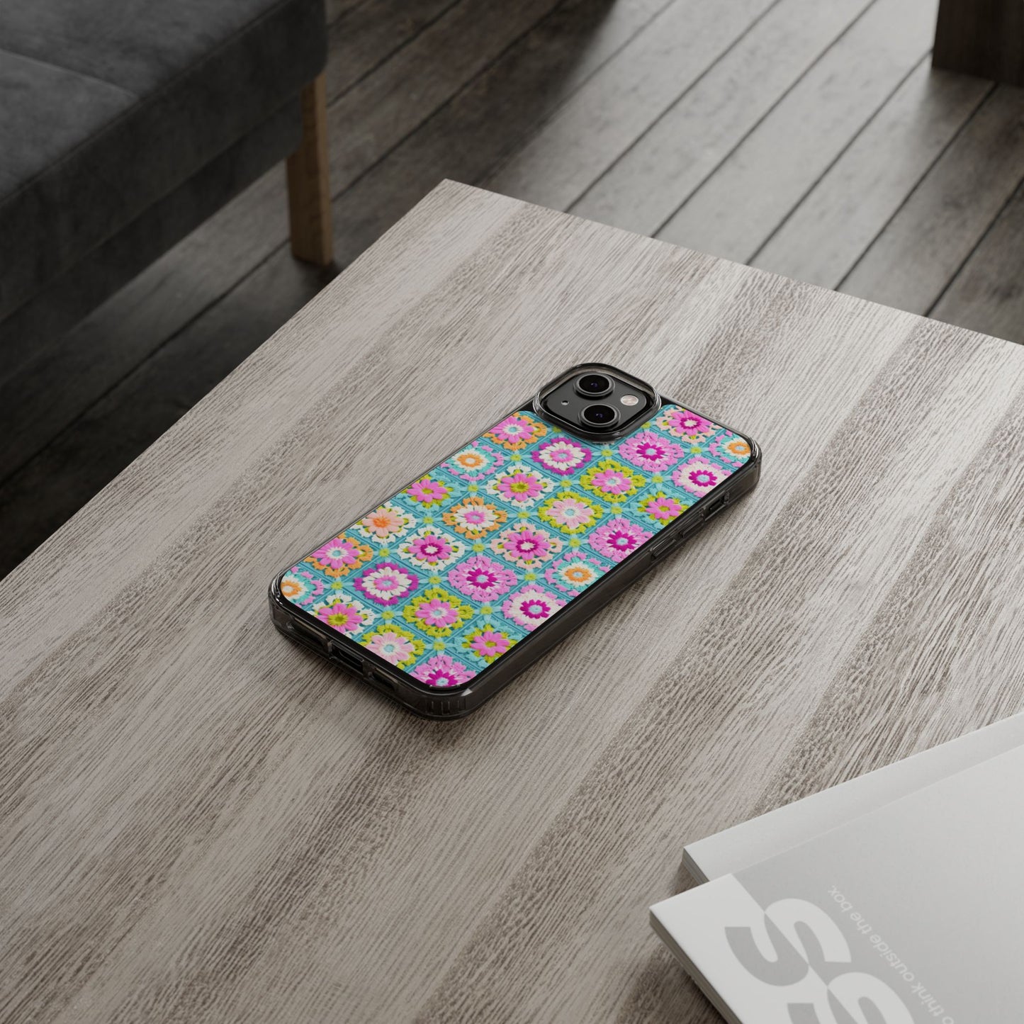 Granny Square Phone Case Brights