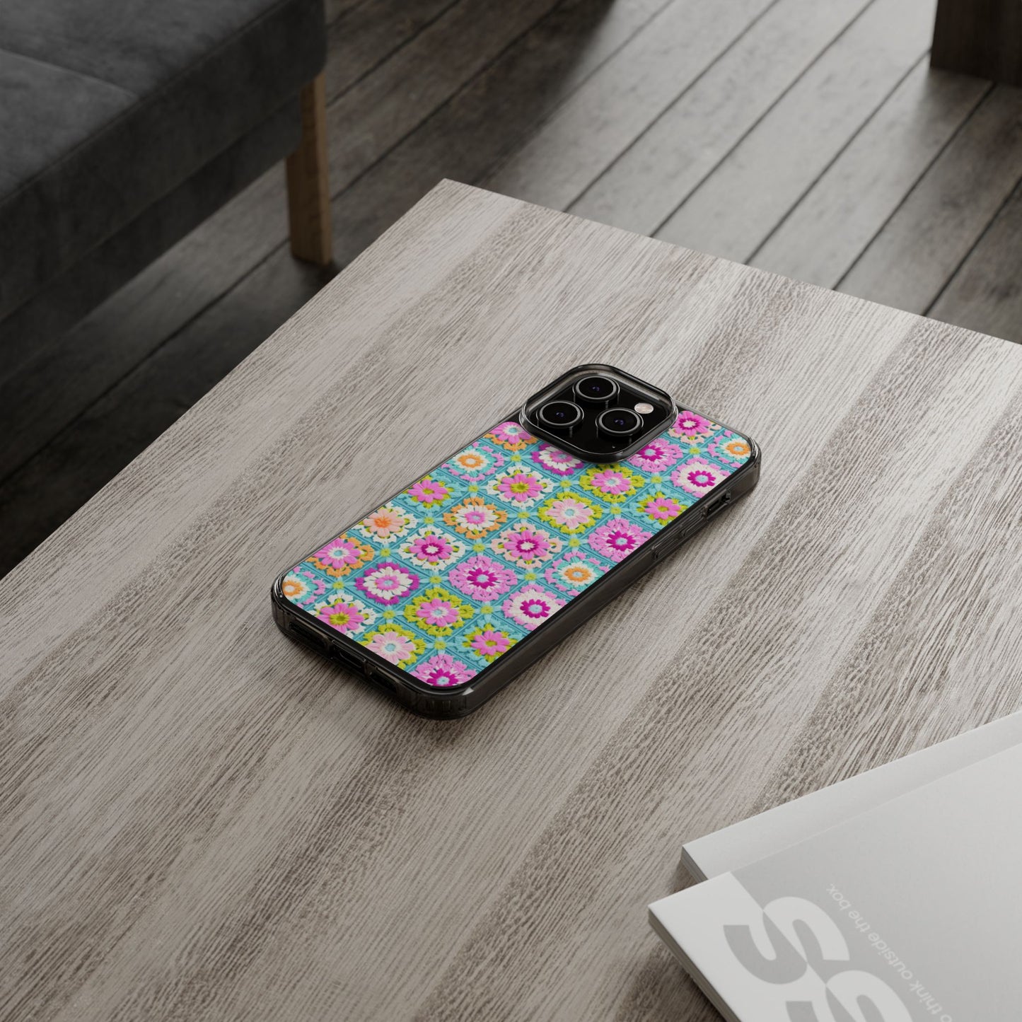 Granny Square Phone Case Brights