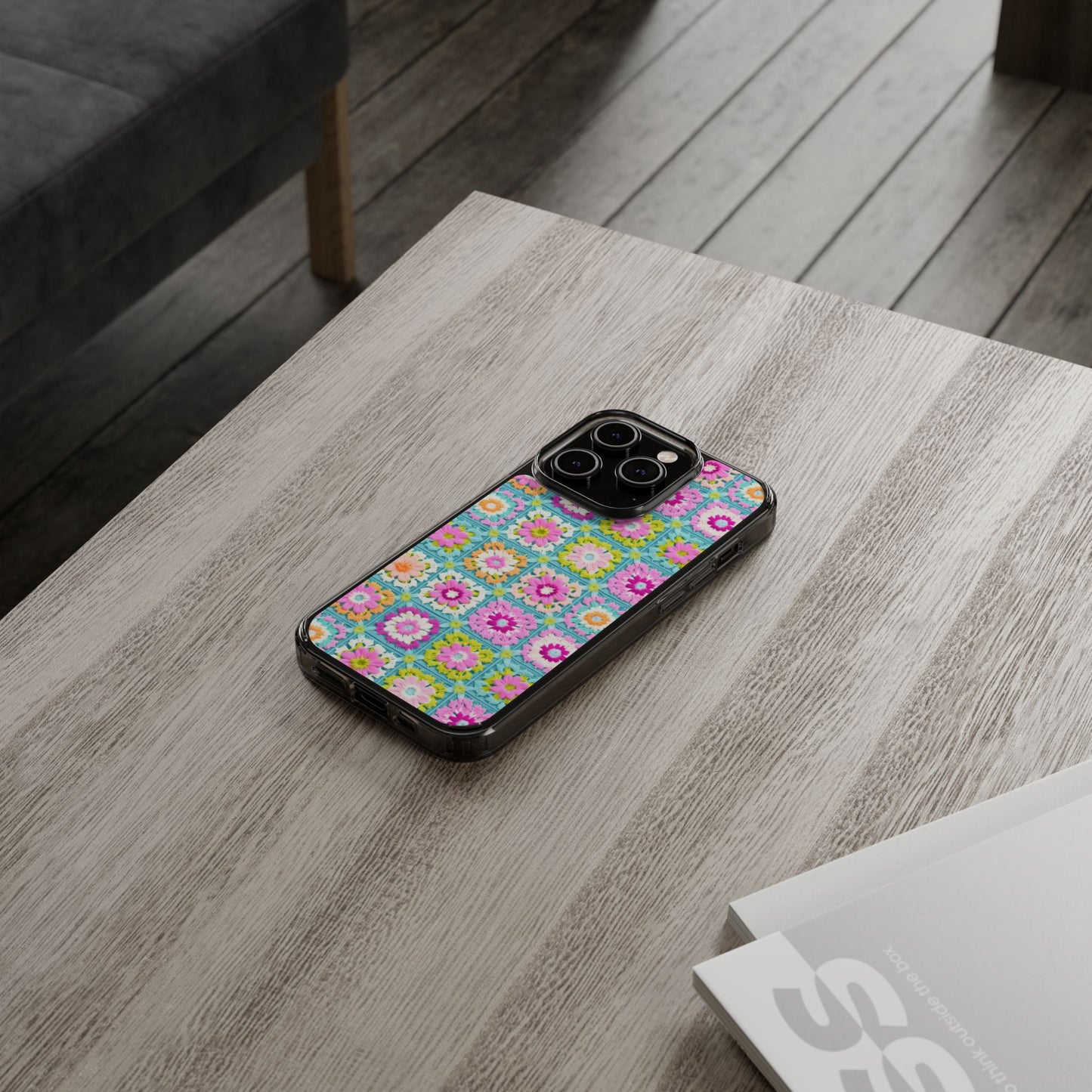 Granny Square Phone Case Brights