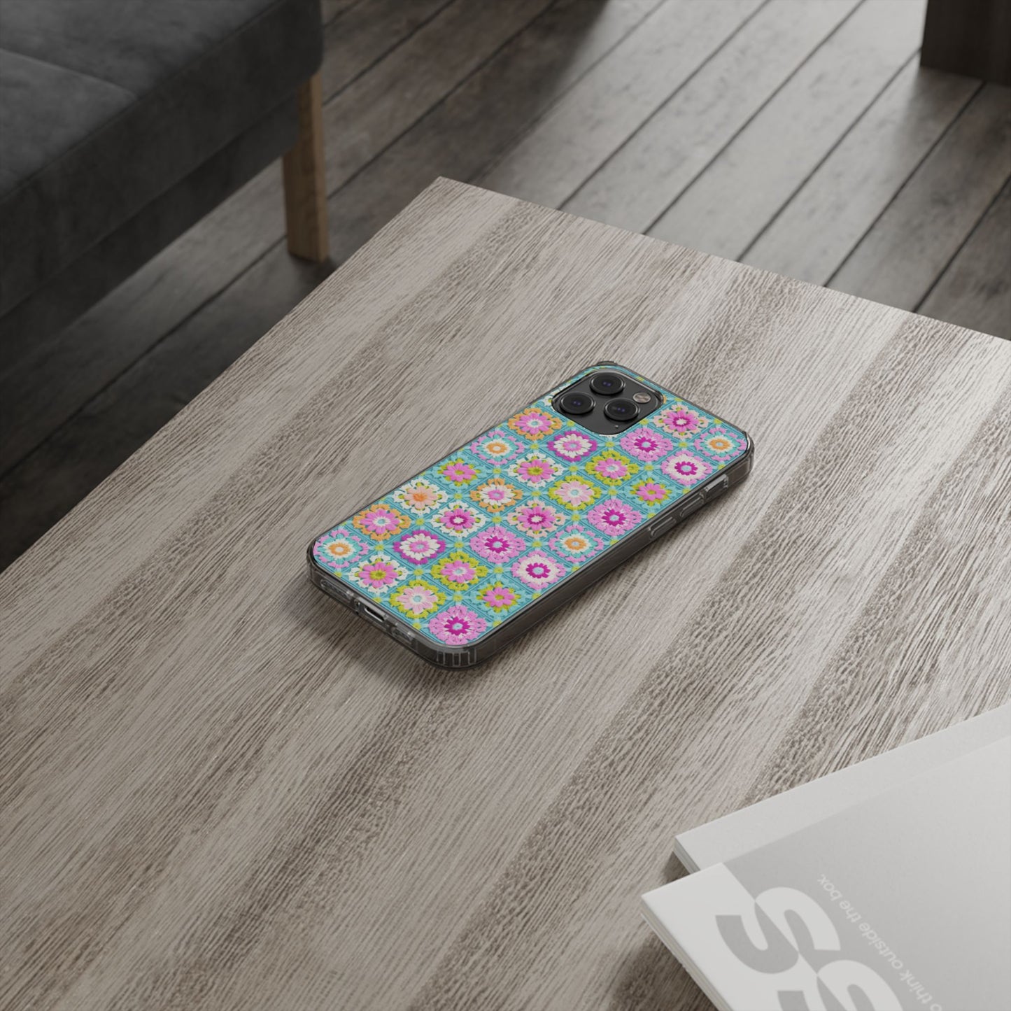 Granny Square Phone Case Brights