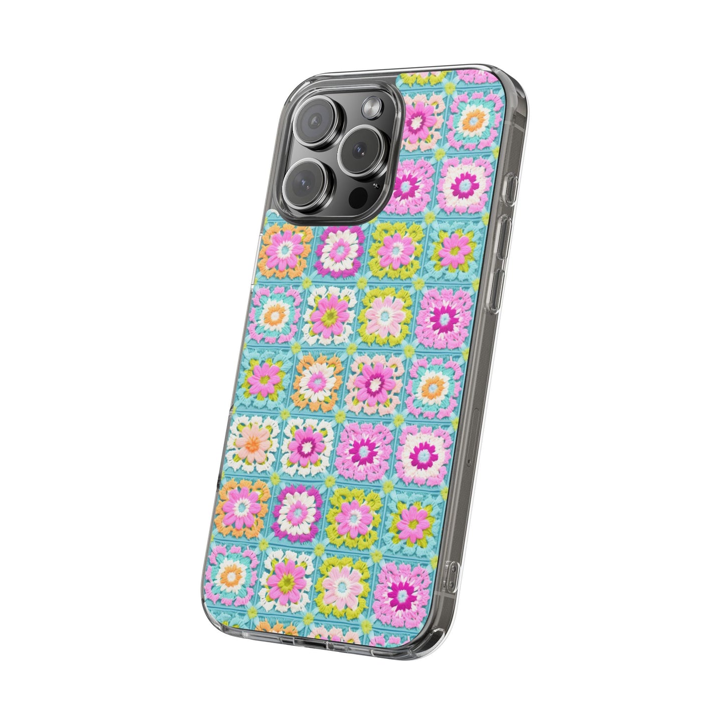 Granny Square Phone Case Brights