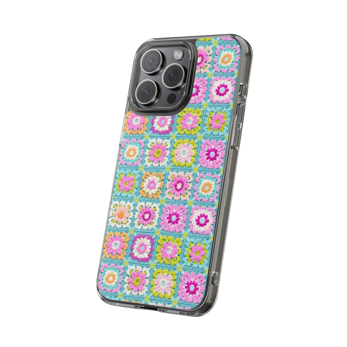 Granny Square Phone Case Brights