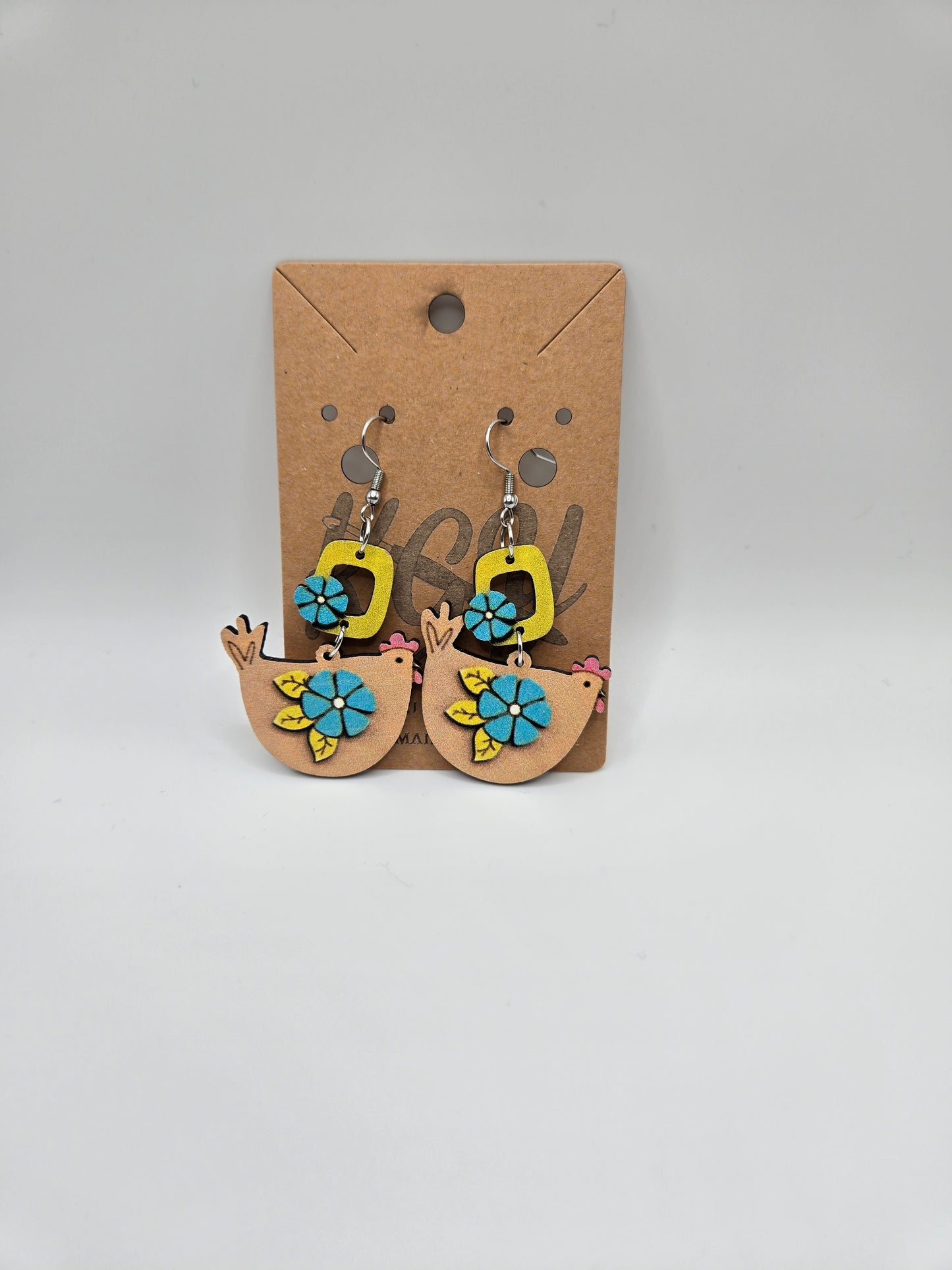 Chicken Earrings