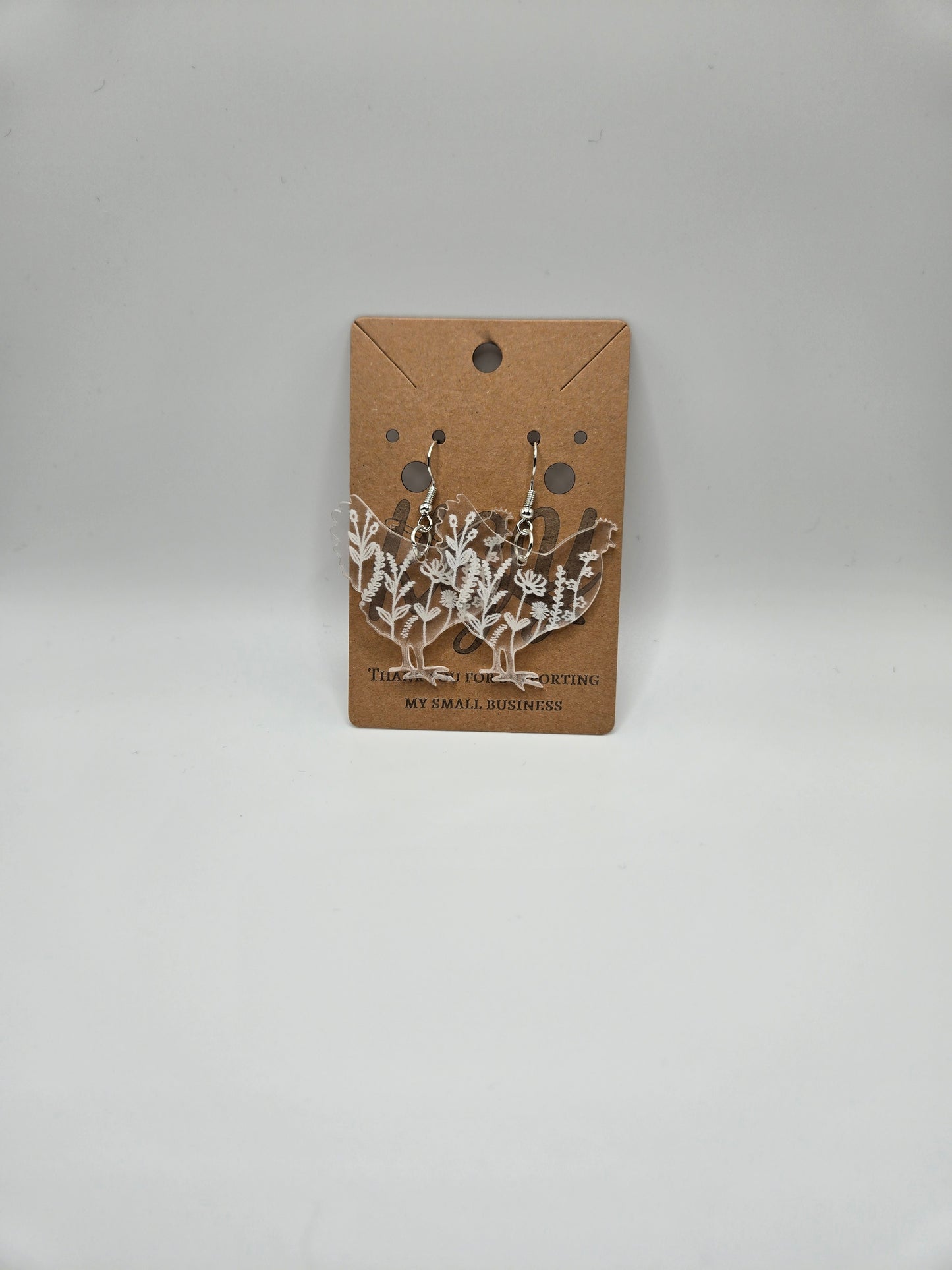 Chicken Earrings