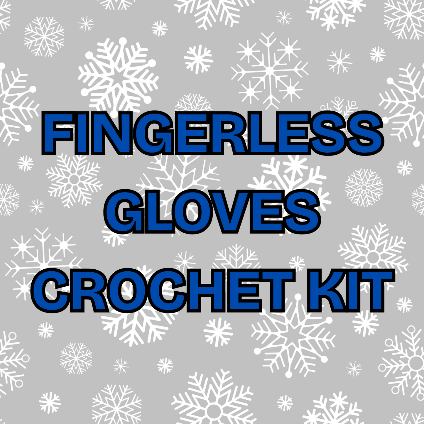 Fingerless Gloves Crochet Kit
