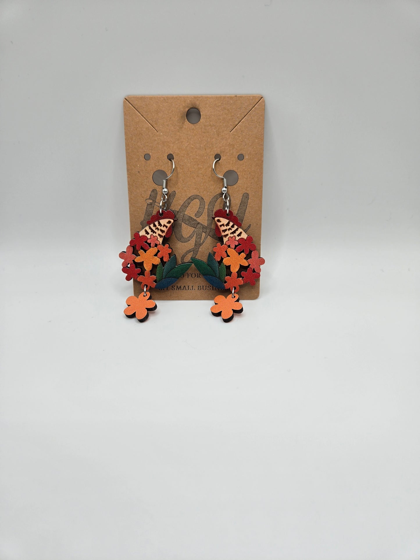 Chicken Earrings