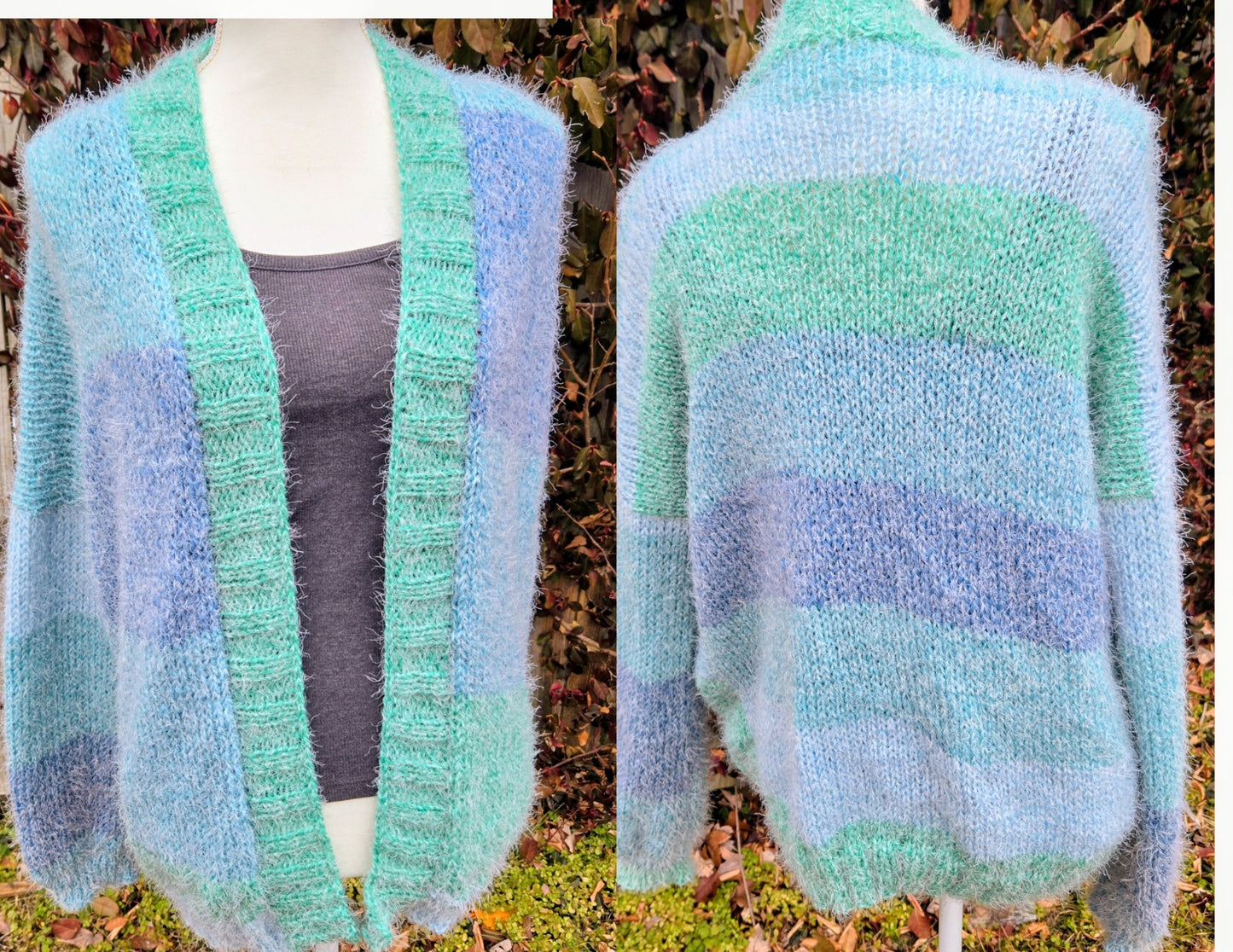 Cardigan waffle