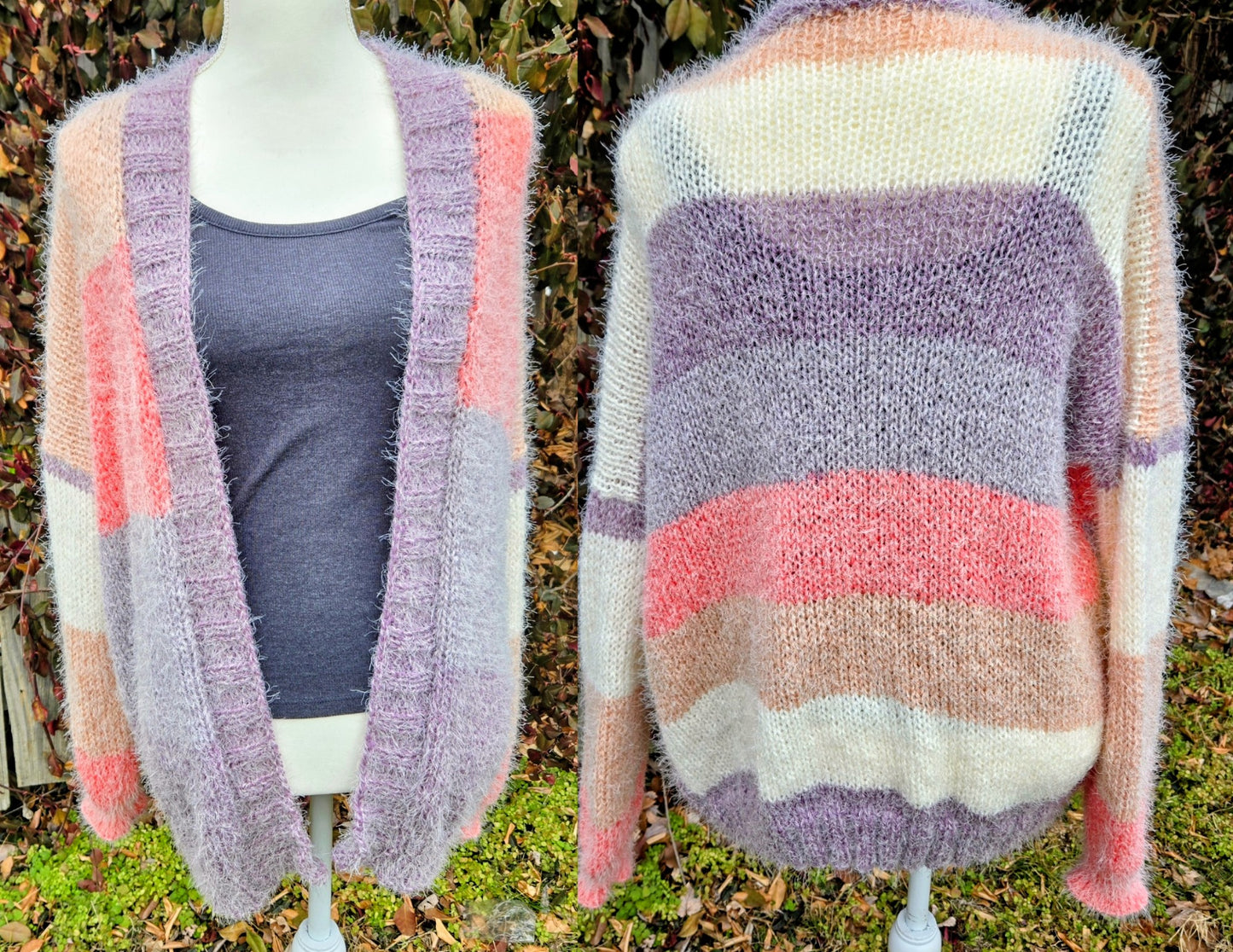 Cardigan waffle