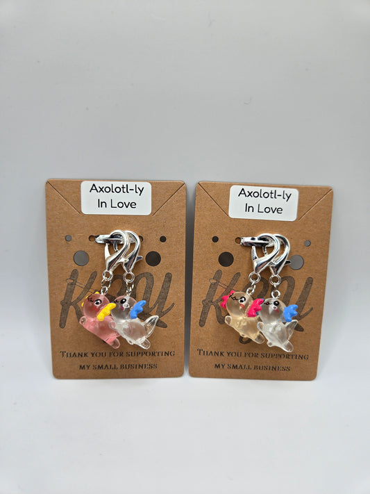 Axolotl-ly In Love - Stitch Marker