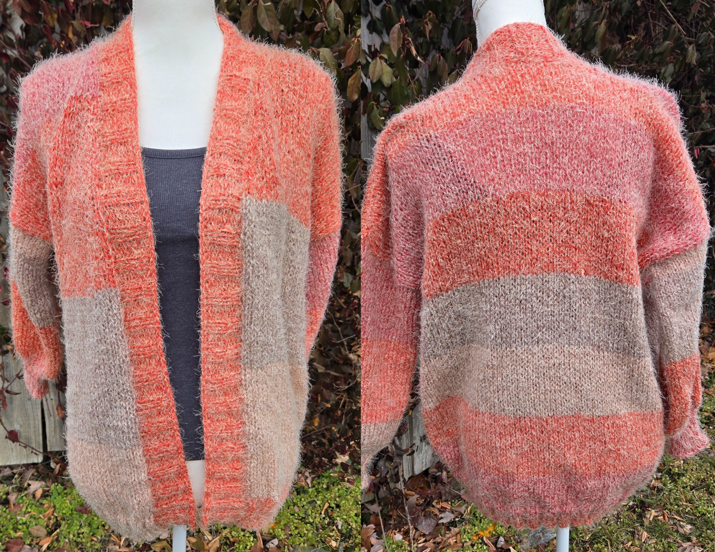 Cardigan waffle