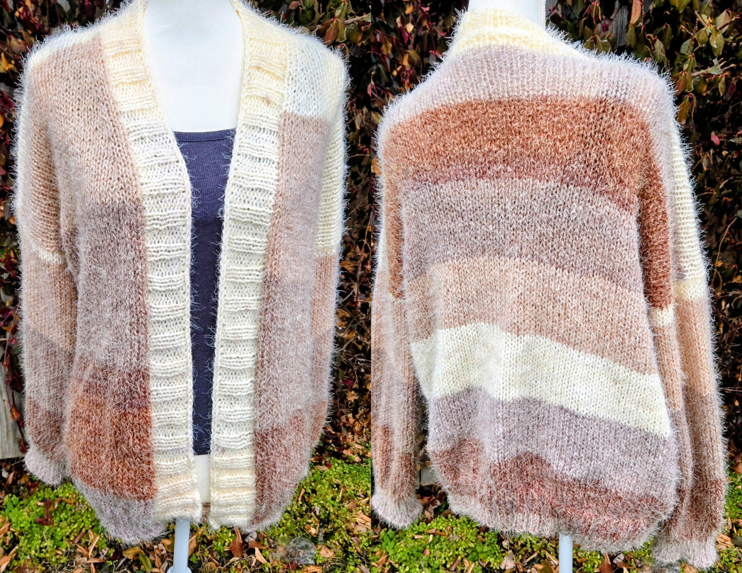 Cardigan waffle